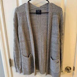 Abercrombie & Fitch Textured Knit Cardigan